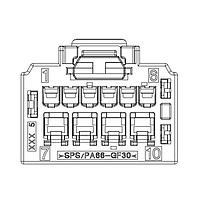 Molex 31372-1800 ກອງສາຍ STAC64 REC 10CKT HYB CPA BRN POL C W/CPA