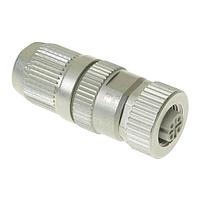 HARTING 21032812405 ສະອັດ 4P Fmle M12-L D-Code Straight Harax