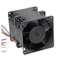 Delta Electronics, Inc. GFM0812DUB7S ພັງລົມ Axial, 3Phase, Dual-Rotor, 80x86mm, 12VDC, 190.63CFM, 9A, Ball, 4Leads, Tach/PWM