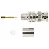 Pomona Electronics 73043 ຕົວເຊື່ອມ BNC STRAIGHT PLUG, 50 OHM, CRIMP TYPE, RG8, 9, 11, 213, 214