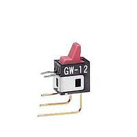 NKK Switches GW12LCV ປຸ່ມສະຫນອງ Paddle Switches SPDT ON-ON ແດງ VERT PADDLE ACTUATOR