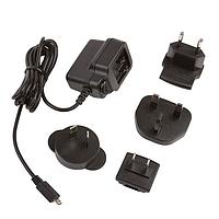 XP Power VFR05US050-UB ປລັກຕິດຕັ້ງຖາວອນ 5W AC-DC ອາເດັບເຕີຕິດຜົນກັບປລັກ US, UK, EU ແລະ AU ລວມຢູ່, ຜົນອອກ Micro USB B 5V 1A