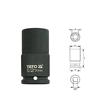 Yato YT-1126 Hexagonal deep impact socket 3/4" (26mm)