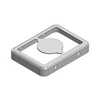 Masach Tech MS243-10F ເຟຣມປ້ອງກັນ EMI/RFI, ສອງສ່ວນ 24.3 x 8.9 x 3.8mm ເຟຣມປ້ອງກັນ RF/EMI ສອງສ່ວນ ດຣ້າວ-ບໍ່ມີຕໍ່ (CRS)