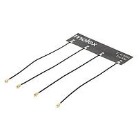 Molex 212330-0100 MIMO 100mm 2.4/5GHz MIMO 4x4 ສາຍອານເທນນະຍຸດຍືດໄດ້