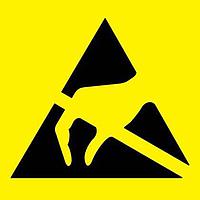 Panduit PESC-H-HT ປ້າຍເຕືອນໄຟຟ້າ 13MM X 13MM ເຫຼືອງ GMC MKR