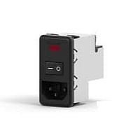 Corcom - TE Connectivity PS0SSSS3B ປະຕູເຂົ້າ 3A ຟິວດ້ານເດັ່ນດຽວ ຕິດຕັ້ງດ້ວຍການກົດເຂົ້າ