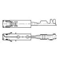 AMP Connectors - TE Connectivity 1241374-2 (Cut Strip) ຕິດຕໍ່ MCP1.5 SCKET CONTACT ຕັດສະຕຣິບ 100