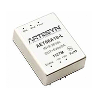 Artesyn AET08G36-L 25-30 ວັດ Isolated DC-DC Converter (2.5V; 8A; 20W)