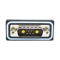 NorComp CDFR7W2113L211 Mixed Contact D-Sub Connectors 7W2 R/A solder M FL 4-40 int thrd 20 Amp