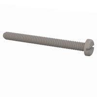Essentra Components 010440P125 ພັນສລອດເດດ Pan Slotted Screw, #4-40 Thread, 1 1/4 Lg