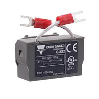 Carlo Gavazzi GUS2 ອຸປະກອນປ້ອງກັນເກີດກະທົບ Varistor + ໜ່ວຍດຶງເກີດກະທົບ RC ສໍາລັບຕິດຕໍ່ CC9 ຫາ CC150 ທີ່ມີຂົນຫວັງ 100-125VAC.