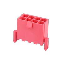 Molex 172447-0408 Headers Mini-Fit Versa Color Hdr, DR, Vrt, w/Peg 8Ckt SN GW ແດງ
