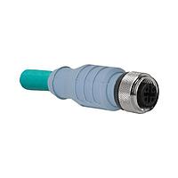 Panduit ICD35T2NTL20M Cat 5e IndustrialNet Cordset - M12 ຍິງ D-cod
