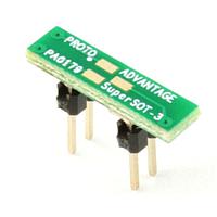 Chip Quik PA0179 ອະເດັບເຕີ SuperSOT-3 ເປັນ DIP-4 SMT Adapter