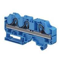 Entrelec - TE Connectivity ZK10-3P-BL ບລອກຕໍ່ຜ່ານ Feed Through Terminal Block Pow SNK PI-Spring