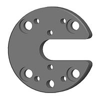 Swivellink SLM-102-ISO 50 ແຜ່ນຕິດຕໍ່ຫນ້າຫຼັກຫຼັກຫຼັກ METRIC ROBOT FACE PLATE