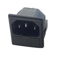 Bulgin PX0686/WH ປະຕູເຂົ້າຊາຍ IEC ຕົວຜູ້ຊາຍ ຕົວເຊື່ອມຕໍ່ຕົວແຈ້ງ, ສີຂາວ