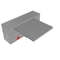 Samtec FFSD-06-S-20.00-01-N ປະຕູສ່ອງ IDC ສາຍສະເພາະ .050" Low Profile Tiger Eye(TM) ການປະກອບສາຍສະເພາະ IDC Ribbon