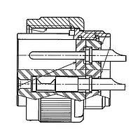 JAE Electronics JA06A-22-22S-J1-EB-RK ຕົວເຊື່ອມຕໍ່ 4POS SILVER SLDR PLUG FEMALE