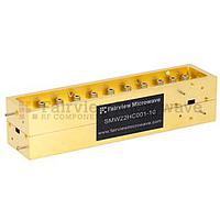 Fairview  SMW22HC001-10 10 dB WR-22 Directional Waveguide Split Block Coupler With UG-383/U Round Cover Flange from 33 GHz to 50 GHz For Q Band