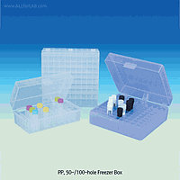 SciLab SL.Rac3042 ກະຕ່າເກັບເຢັນ, PP, 100 ຮ່ອງ×Φ13mm, ທຳມະຊາດ