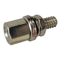 RAF Electronic Hardware M3236-3005-3005-28 ສະກຸນຍຸດ Hex Jackscrew 5MM Hex Jack Screws SZ Ylw 6.5mm