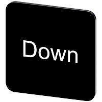 SIEMENS 3SU19000AF160DM0 ປ້າຍປ້ອນປ້າຍ, ລົງຂໍ້ຄວາມ INSCR. LABEL, ສີດຳ 22 X 22MM, ລົງ