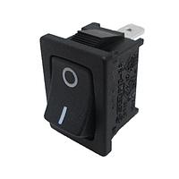 Shin Chin R13-66A-02-BB2 ສະຫນັບສະຫນູນ Rocker SPST ປິດ-ເປີດ ສີດຳ