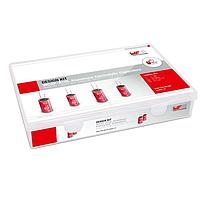 Wurth Elektronik 860042 ຊຸດອອກແບບຄອມພອນເນນຕ໌ອະລູມິນິມອິເລັກໂຕລິຕິກ WCAP-ATUL ມູນຄ່າ 35 ຄ່າ ສ່ວນປະກອບ 192 ຊິ້ນ