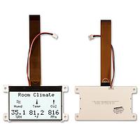 Newhaven Display NHD-C12864WO-B1TFH#-M ຈໍສະແດງກາຣຟິກ COG LCD COG FSTN(+) 128x64 128 x 64 Pixels