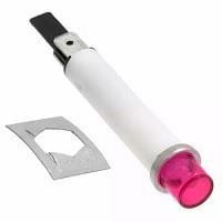 VCC 2151QA1 ຕົວບອກສະແດງຕອນຕິດຕູ້ແບບໄຟໄຟໄຟສີແດງ ຮູບແບບການກະຈາຍແສງ ລູກກະແຈຕິດຕູ້ 5/16"