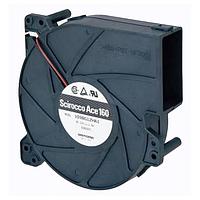 Sanyo Denki 109BG24MC1 ພັກລະບົບ DC Blower, 160x40mm, 24VDC, Tachometer
