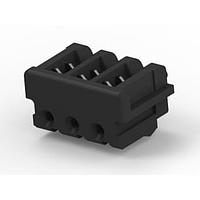 AMP Connectors - TE Connectivity 6-173977-3 ຮູງຮັບ Receptacle CT CONN MT REC ASSY 3P ສີດຳ