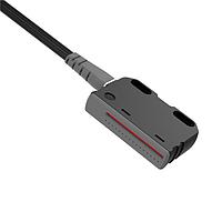 Banner Engineering PBRSL1X326U ອຸປະກອນສັນຊາດເສັ້ນໃບພາສຕິກ ເສັ້ນໃບພາສຕິກ, ການສະທ້ອນກະຈາຍ; ຂະໜາດແກນ: 32 x 0.25 mm; ຄວາມຍາວເສັ້ນໃບ 2 m; ຮູບສັ້ນສະຕະຣຽງ; ອາເລຍຕ໌ຜະລິດແບບເລນສ໌ດ້ານມຸມມອງ; ຕັດຟຣີ