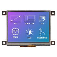 Riverdi SM-RVT35AHBFWR00 ຈໍ TFT LCD 3.5", EVE3, ເຟຣມ, RTP, ການຕິດຕັ້ງອາກາດ