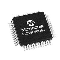 Microchip Technology PIC18F56Q84T-I/PT ມາຄຣອຄຄອນໂຕເລີ CAN-FD, 64KB Flash, 8KB RAM, 12b ADC3, UTMR, DAC, Comp, PWM, CCP, CWG, HLT, WWDT