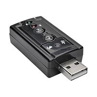 Tripp Lite U237-001 ບົດມູນສຽງ Virtual 7.1-Channel USB Ext. Sound Card