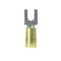 Panduit PN10-10F-L ຂໍ້ຕໍ່ຫົວຫົວສະບັບ Spade Fork Terminal nylon insulated 12 - 10