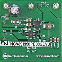 onsemi NCV891330PD33GEVB ຕົວຄວບຄຸມແຮງໂຕລະຟັດ - ຕົວຄວບຄຸມສະຫວັດໄຟຟ້າ Auto 3-A 2-MHz Low-Iq Dual-Mode