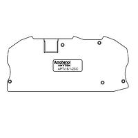 Amphenol Anytek APTS163SCGY00G ຝາຂ້າງ APT 16mm2/1-2 SC ແຜ່ນກັ້ນແຍກ ສີເຫຼືອງ