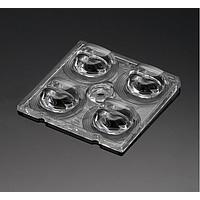 Ledil C16254_STRADA-2X2CSP-T4-B ເລນຫຼາກມຸມ rectang 0 Pos 50x50mm (D) 6,84mm(H)