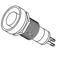 Mountain Switch 107-1261R ສະຫຼຸບສະຫຼຸບມາດຕະຖານ OFF-ON ປຸ່ມສີແດງ BTN PB