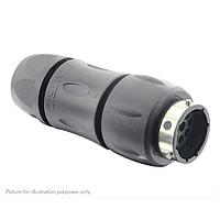 Eaton Souriau-Sunbank UTGX1JC148P ປະຕູຕໍ່ສາຍ Receptacles In line receptacle, ມີກະບອກສາຍຄອບຄົວ cable gland backshell, ສໍາລັບ 8 ຂໍ້ຕິດຊາຍຜູ້ຊາຍ male contacts, IP68/69K
