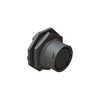 Amphenol SINE Systems RTS714ND12S03 ຕົວເຊື່ອມຕໍ່ Receptacle, Jam Nut SZ14