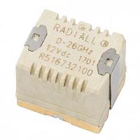 Radiall R516792100 ຮີເລຍສະຖິດຄວາມຖືກສູງ SMT Micro SPDT Quartz 26.5GHz FS, ພາດອາວຸດ RF ກັບຄືນ 12Vdc Not SLDRed Strd pkg