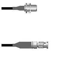Amphenol Custom Cable Q-2300X000D024i ສາຍສັນຍານ RF N-SJB/HDBNC-SP LMR19 24I