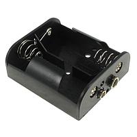 Eagle Plastic Devices 12BH221B-GR ຖານຖ້ວຍແບດເຕີຣີ 2 ຊຸດ ມີການກວດສອບ