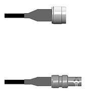 Amphenol Custom Cable Q-2I00Q0003018i ສາຍສັ້ນ RF N-SP/HDBNC-SJ G174 18I