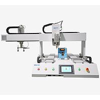GSK AT-J104 ເວທີຄູ່ຫົວດຽວກັບ Manipulator Locking Screw Machine (M1-M5)